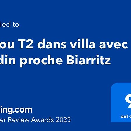T1 Ou T2 Dans Villa Avec Jardin Proche Biarritz Англет Екстер'єр фото